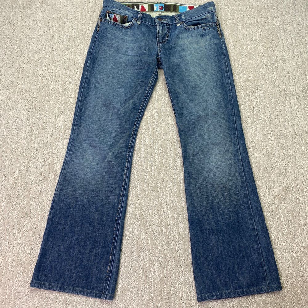 Joe's Jeans Bootcut low rise Womens blue DenimThick Stitching Accent Pocket